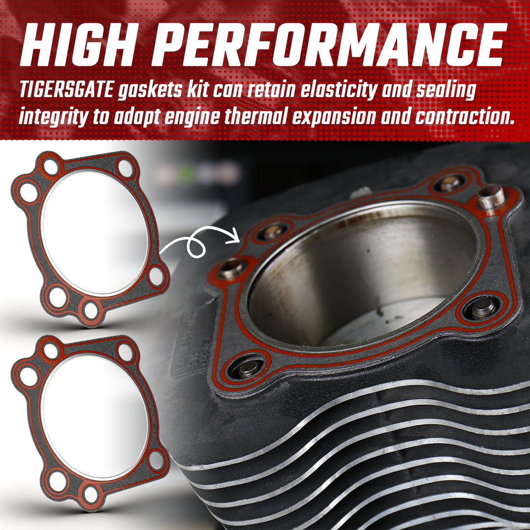 Twin Cam Cylinder Head Gaskets Kit for Harley Softail Dyna Touring 1999-Later