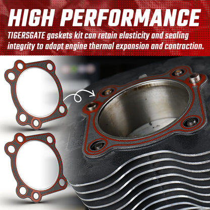 Twin Cam Cylinder Head Gaskets Kit for Harley Softail Dyna Touring 1999-Later