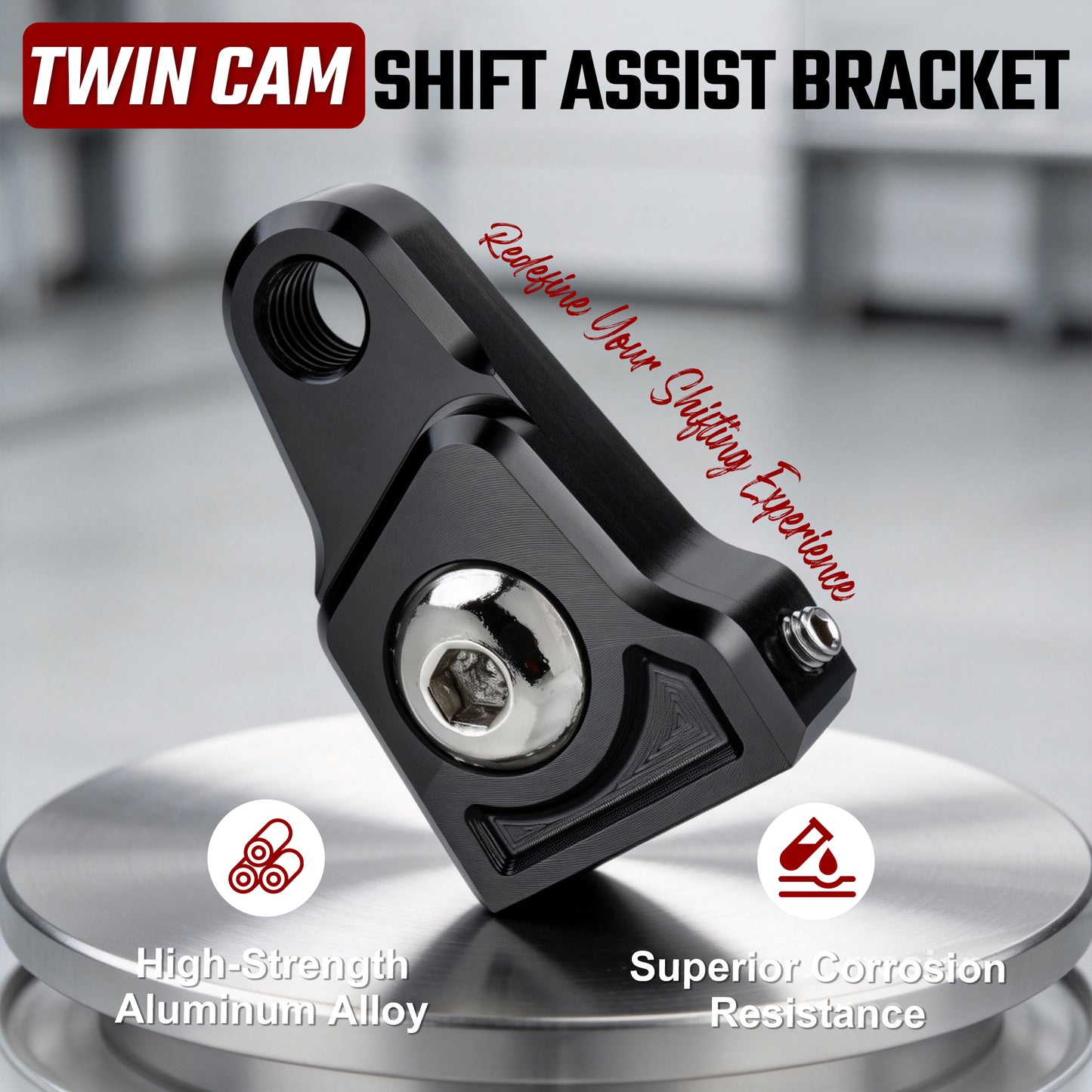 Twin Cam EZ Shift Assist Bracket,Shift Neutral Gear Assist | for 2000-2017 Twin Cam Models