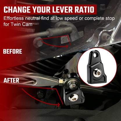Twin Cam EZ Shift Assist Bracket,Shift Neutral Gear Assist | for 2000-2017 Twin Cam Models