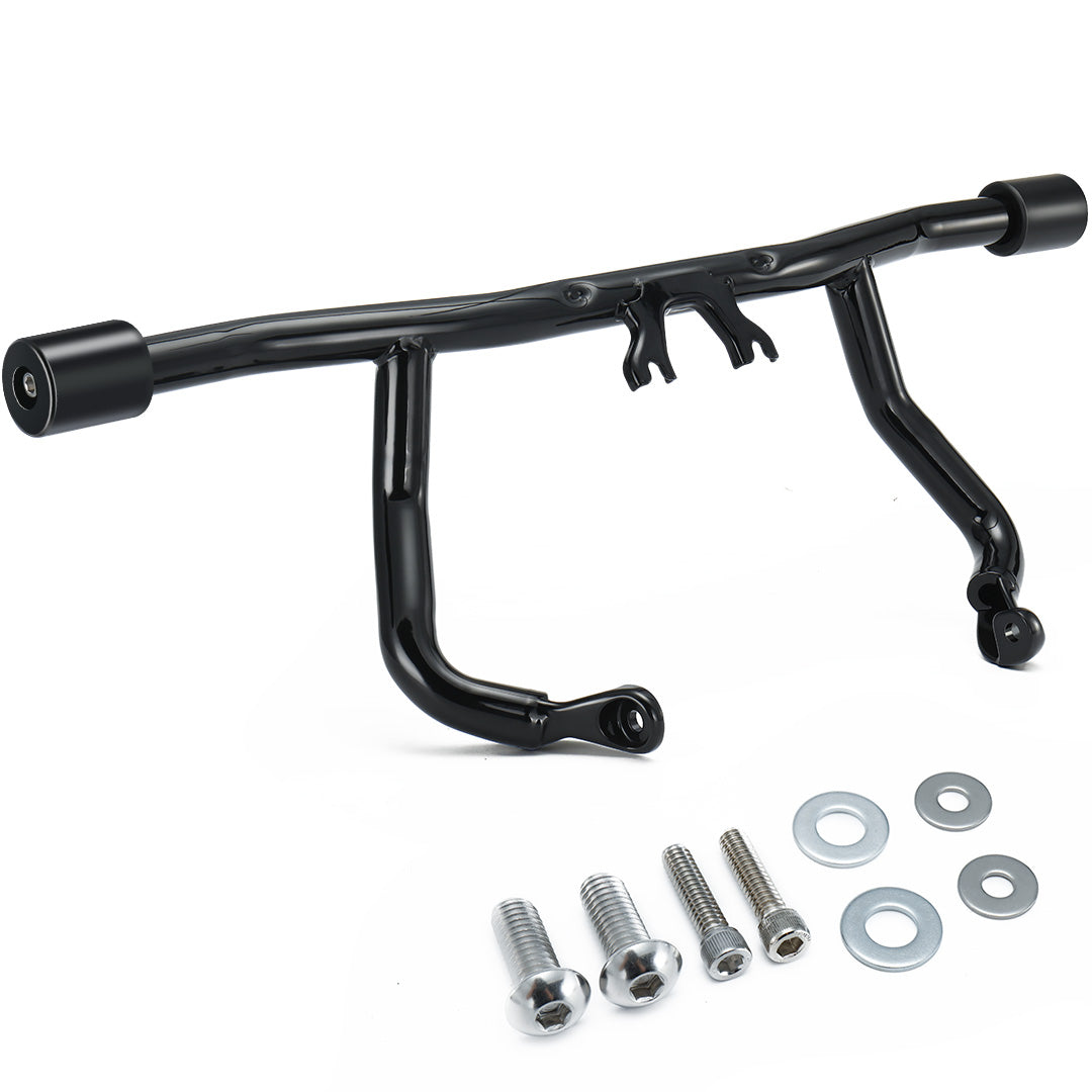 Universal Front Engine Guard Highway Peg Two-Step Crash Bar for 2014-Later Harley Touring