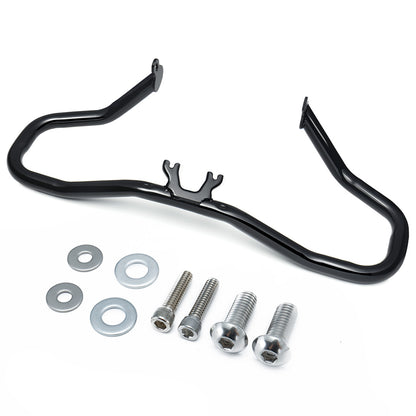 Universal Front Engine Guard Highway Peg Two-Step Crash Bar for 2014-Later Harley Touring