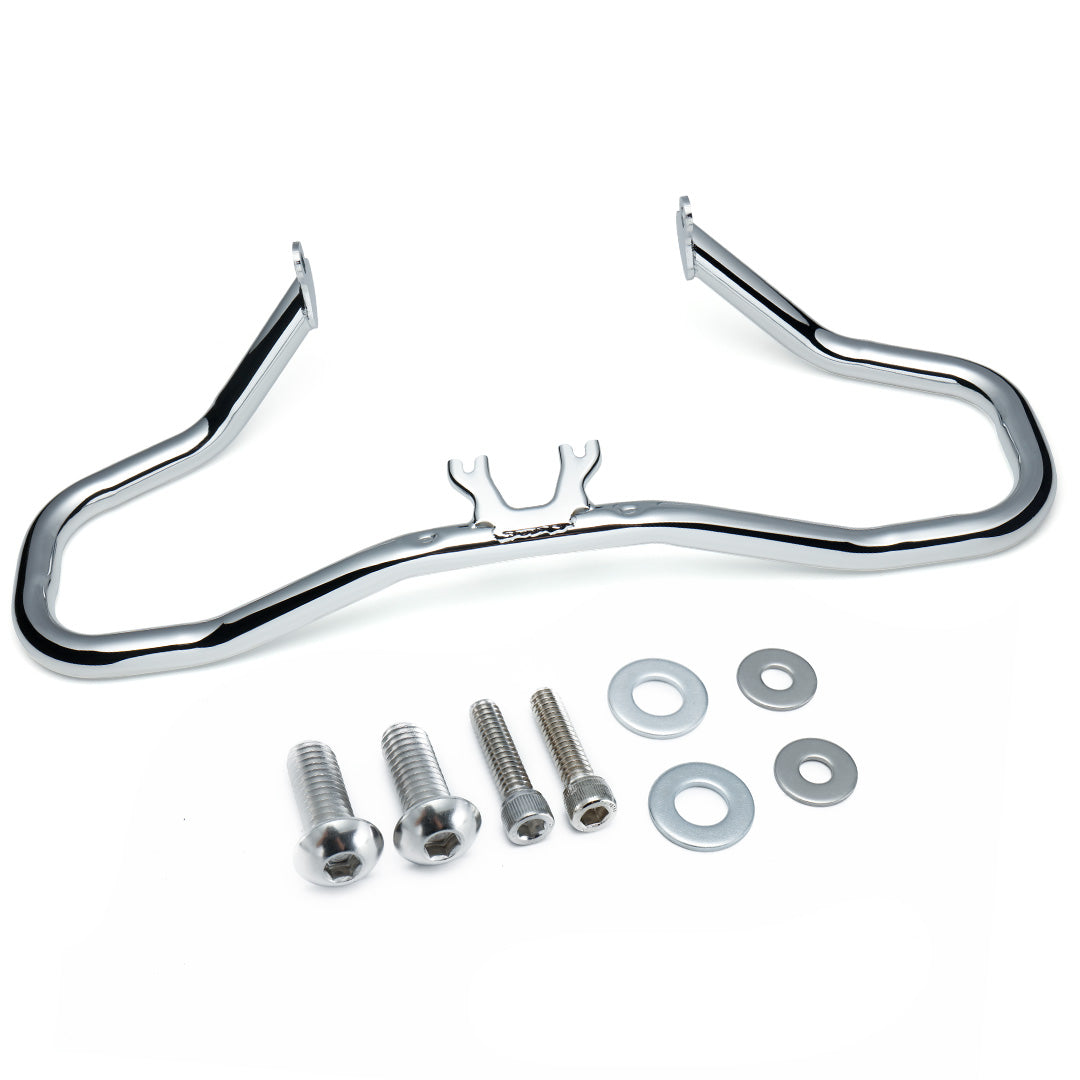 Universal Front Engine Guard Highway Peg Two-Step Crash Bar for 2014-Later Harley Touring