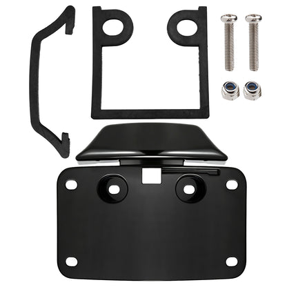 Universal License Plate Mount Bracket-CNC 6061 Aluminum For Harley Touring