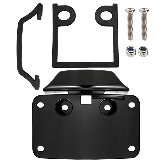 Universal License Plate Mount Bracket-CNC 6061 Aluminum For Harley Touring