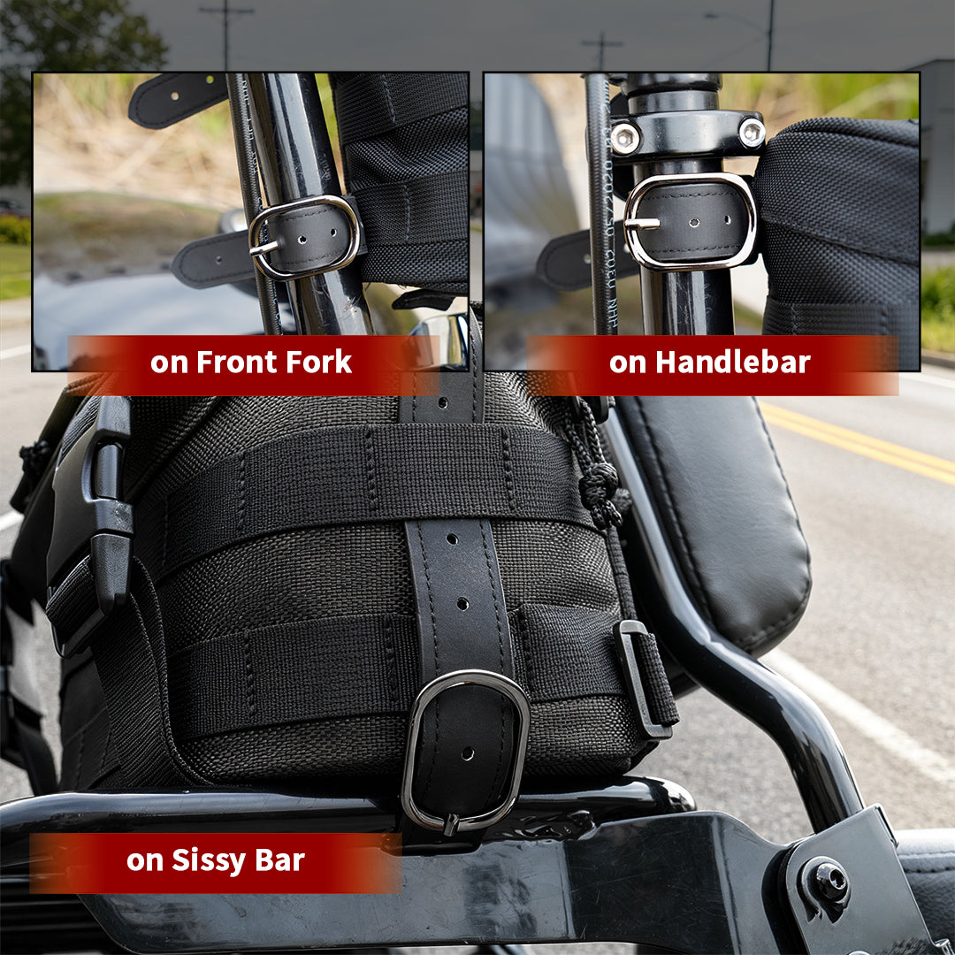 Universal Motorcycle Bag for Harley and other Motorcycles