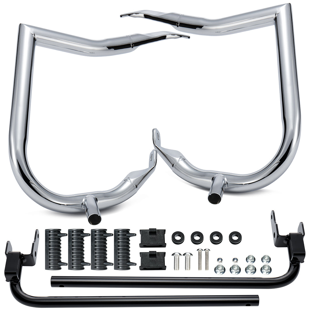 1.25" Saddlebag Guard Rear Crash Bars for 2023-Later Harley Touring