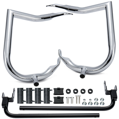 1.25" Saddlebag Guard Rear Crash Bars for 2023-Later Harley Touring