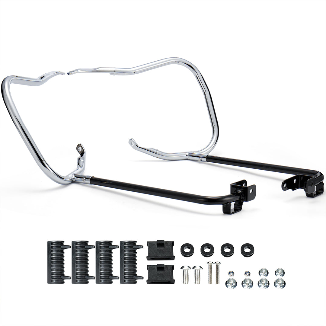1.25" Saddlebag Guard Rear Crash Bars for 2023-Later Harley Touring