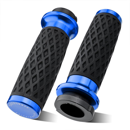 Universal Silicone Handlebar Grips with Front & Rear End Cap for Harley Dyna Softail Touring Sportster 1996-Later