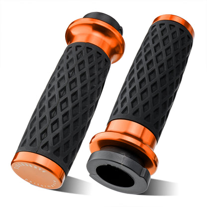 Universal Silicone Handlebar Grips with Front & Rear End Cap for Harley Dyna Softail Touring Sportster 1996-Later