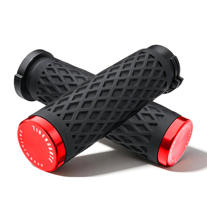 Universal Silicone Handlebar Grips with Rear End Cap for Harley 1996-Later