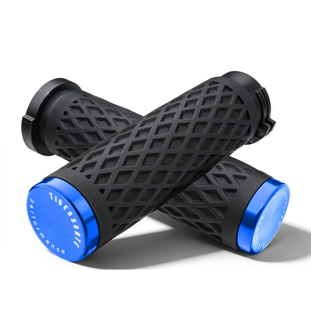 Universal Silicone Handlebar Grips with Rear End Cap for Harley 1996-Later