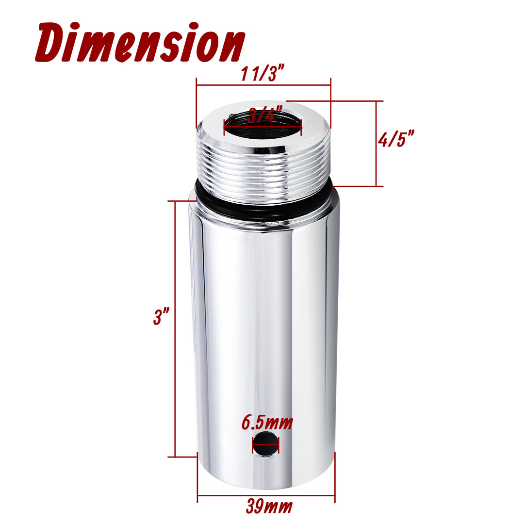 Universal Sportster/ Dyna 3/4/5 Inch 39mm Fork Tube Extensions