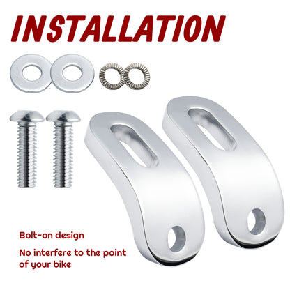 Universal Touring Front Touchless Tie-Downs Bracket Strap Anchors