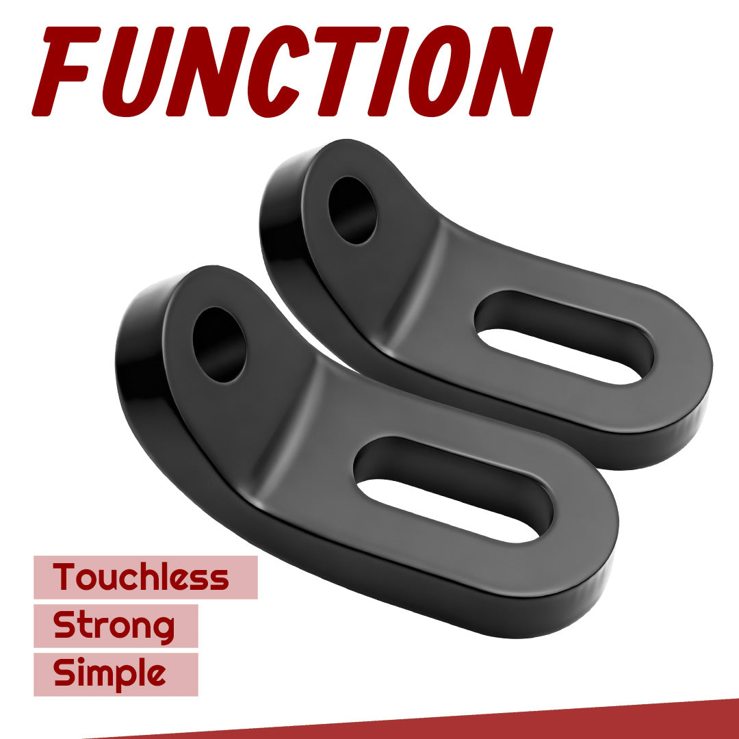 Universal Touring Front Touchless Tie-Downs Bracket Strap Anchors